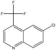 6-氯-4-(三氟甲基)喹啉 结构式