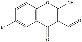 2-Amino-6-bromochromone-3-aldehyde 结构式