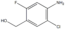 (4-Amino-5-chloro-2-fluoro-phenyl)-methanol 结构式