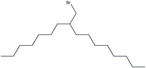 1-溴-2-庚基壬烷 结构式