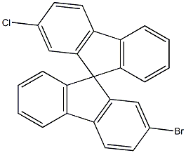 2-溴-2'-氯-9,9'-螺二芴 结构式