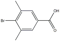 3,5-dimethyl-p-bromobenzoic acid 结构式