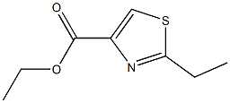 2-乙基-4-噻唑甲酸乙酯 结构式