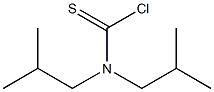 N,N-二异丁氨基硫代甲酰氯 结构式