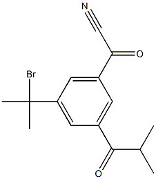 A,A,A',A'-四甲基-3,5-二乙腈基苄溴 结构式