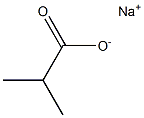 异丁酸钠 结构式