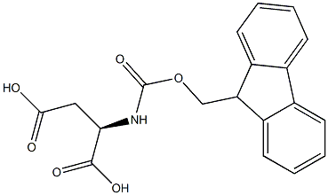 FMOC-D-天冬氨酸 结构式