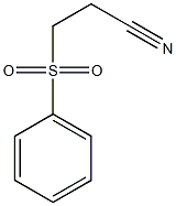 3-苯磺酰丙腈 结构式