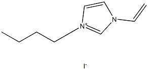 1-乙烯基-3-丁基咪唑碘盐 结构式