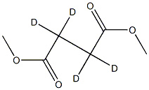 琥珀酸二甲酯-D4 结构式