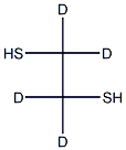 1,2-乙二硫醇 (1,1,2,2-D4, 98%) 结构式