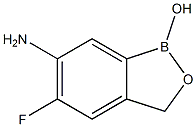 6-氨基-5-氟苯并[C][1,2]噁草酚-1(3H)-醇 结构式