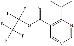 4-ISOPROPYL-5-PENTAFLUOROETHYL-PYRIMIDINE-5-CARBOXYLIC ACID 结构式