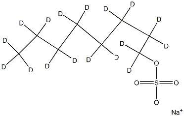 SODIUM OCTYL-D17 SULFATE 结构式