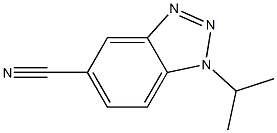 1-ISOPROPYL-1H-BENZOTRIAZOLE-5-CARBONITRILE 结构式