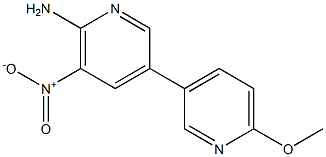 6'-METHOXY-5-NITRO-[3,3']BIPYRIDINYL-6-YL-AMINE 结构式