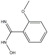 N-HYDROXY-2-METHOXY-BENZAMIDINE 结构式