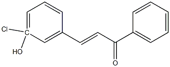 3-Chloro-3HydroxyChalcone 结构式