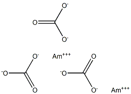 Americium(III) carbonate 结构式