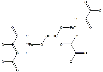 Di(dioxyplutonium(V)) oxalate 结构式