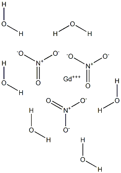 Gadolinium(III) nitrate hexahydrate 结构式