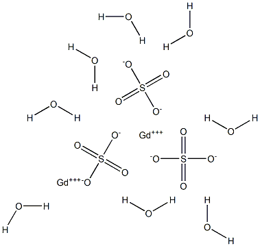 Gadolinium(III) sulfate octahydrate 结构式