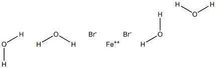 Iron(II) bromide tetrahydrate 结构式
