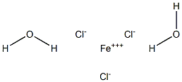 Iron(III) chloride dihydrate 结构式