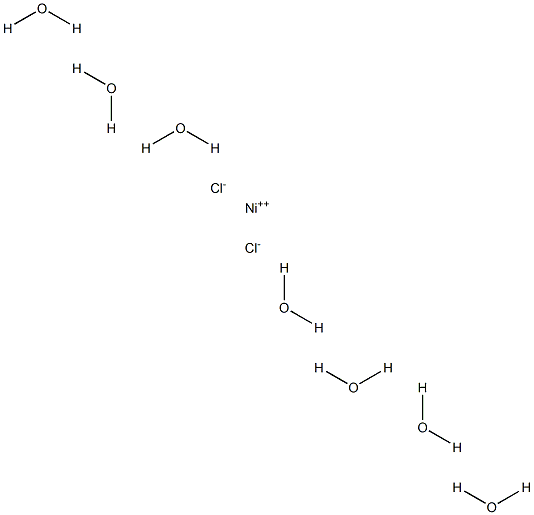 Nickel(II) chloride heptahydrate 结构式