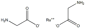 Ruthenium(II) glycine 结构式