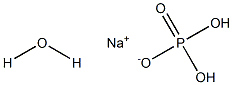 Sodium dihydrogen orthophosphate monohydrate 结构式