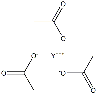 Yttrium acetate 结构式