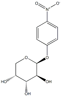 4-NITROPHENYL-BETA-D-ARABINOPYRANOSIDE 结构式