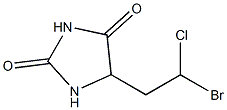 溴氯甲乙基海因 结构式