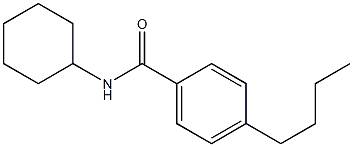 对丁基环己基苯氰 结构式