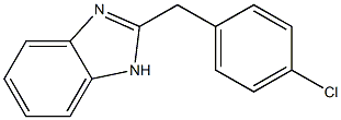 2-(4-氯苄基)1H苯并咪唑 结构式