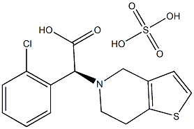 氯吡格雷硫酸氢盐 结构式
