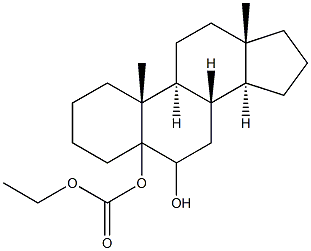 5-雄烯二醇碳酸乙酯 结构式