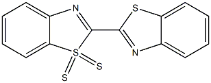 2,2'-二硫化二苯骈噻唑 结构式