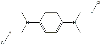 二盐酸-N,N,N',N-四甲基对苯二胺 结构式