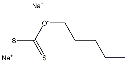 正戊基黄原酸钠 结构式