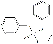 乙基二苯基磷酸酯 结构式