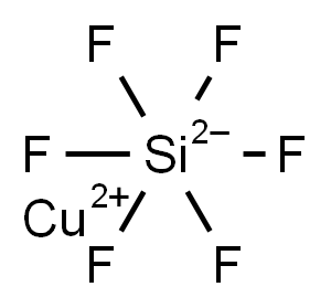 氟硅酸铜 结构式