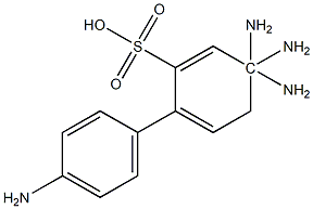4,4-二氨基联苯胺-2-磺酸 结构式