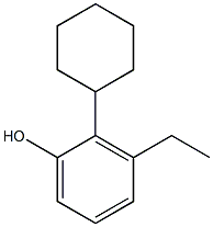 对乙基环己基苯酚 结构式