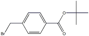 4-溴甲基苯甲酸叔丁酯 结构式