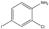 2-氯对碘苯胺 结构式