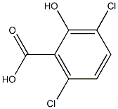 3,6-二氯-2-羟基苯甲酸 结构式
