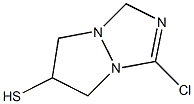 6,7-二氢-6-巯基-5H-吡唑并[1,2-A][1,2,4]三氮唑氯化物 结构式