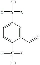 2-甲酰-1,4-苯二磺酸 结构式